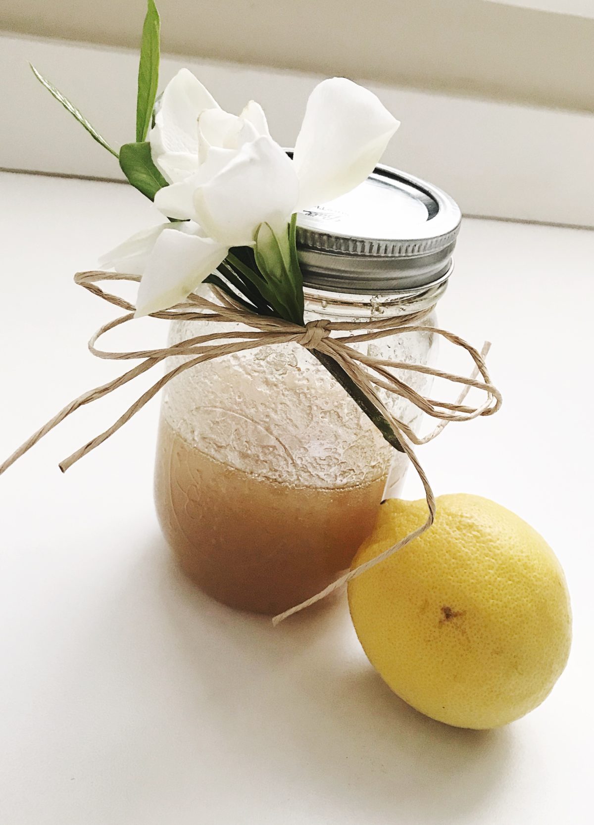 DIY Lemon Sugar Scrub