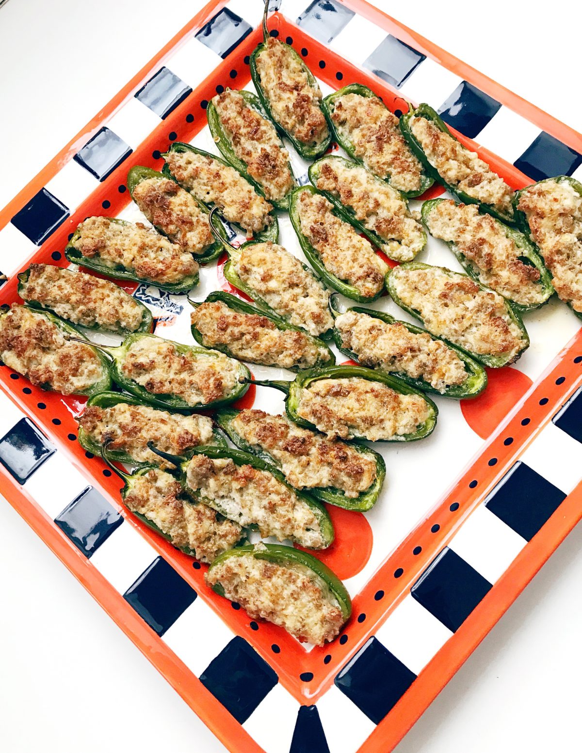 Tailgate Tuesday- Sausage Stuffed Jalapenos