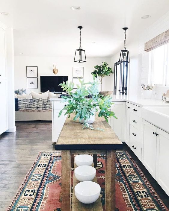 Seven on a Saturday- Kitchen Rug Ideas